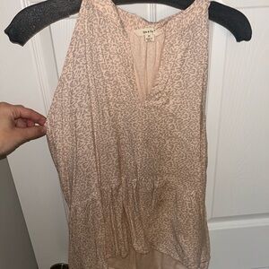 Women's Pink Leopard Print Top
